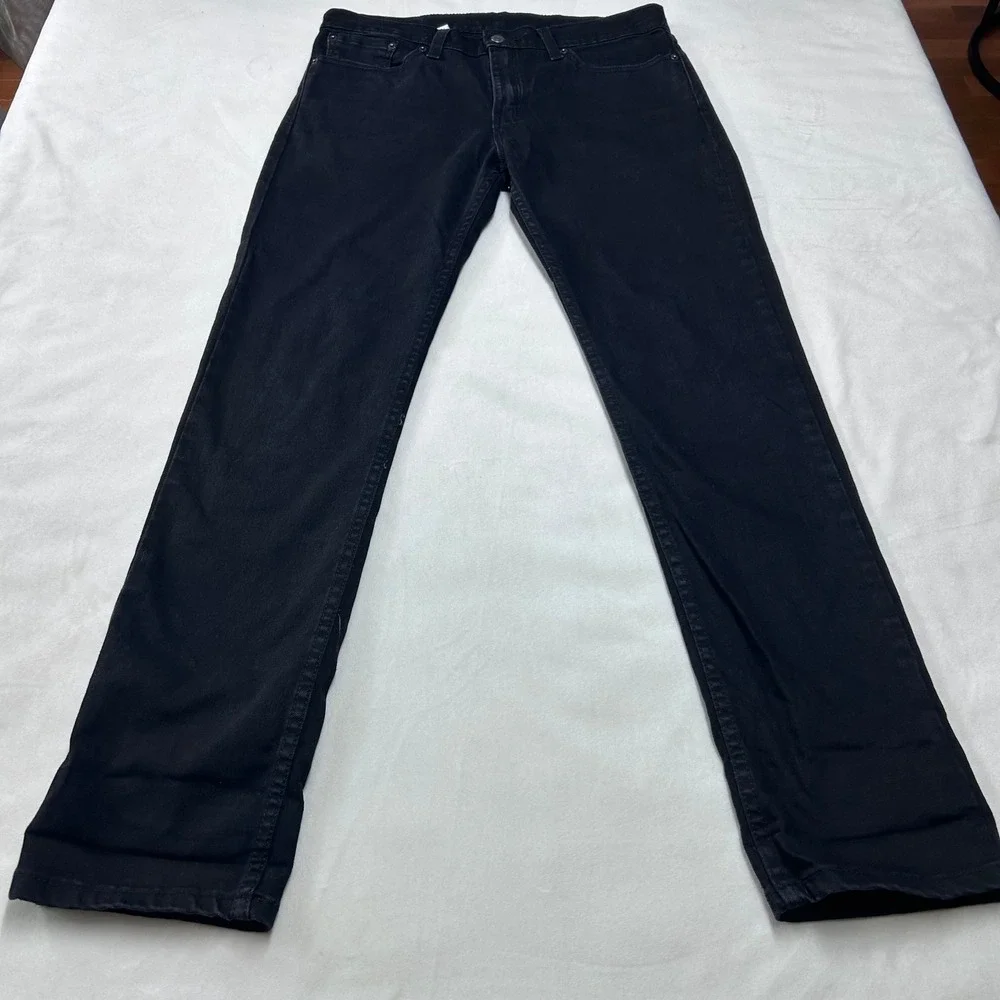 Levis 511 Slim Fit Jeans Mens W32 L32 Black Denim Pants